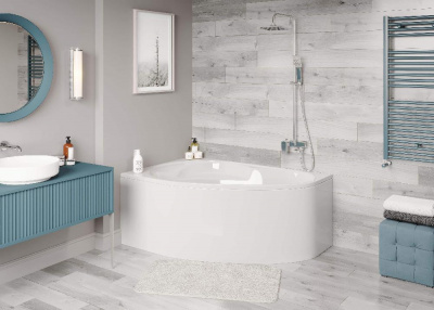 Акриловая ванна VAGNERPLAST FLORA 150x100 left VPBA151FLA3LX-04 фото в интернет-магазине Русалия