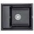 Кухонная мойка GRANULA Kitchen Space (6004, ШВАРЦ) фото в интернет-магазине Русалия