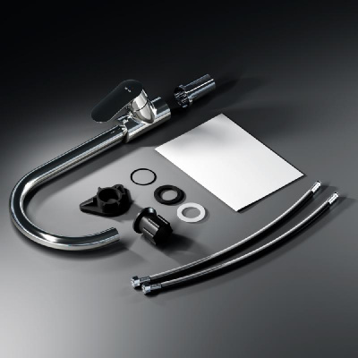 F8007100 Like смеситель для кухни, хром, шт. фото в интернет-магазине Русалия