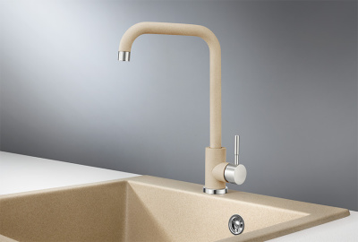 Смеситель для кухни GRANULA (ST-4033, ПЕСОК) фото в интернет-магазине Русалия
