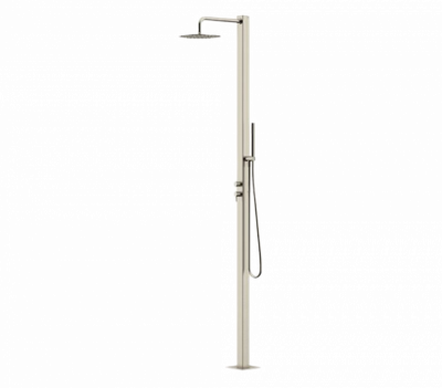 Душевая система напольная Remer SS331Q2L7MMUFM20, нержавеющая сталь фото в интернет-магазине Русалия