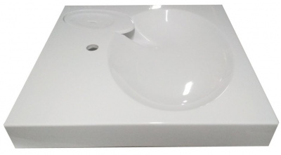 Раковина над стиральной машиной Луна 600/90/600 с комплектующими СаНта фото в интернет-магазине Русалия