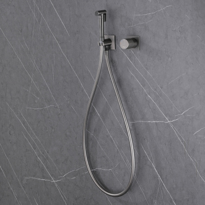 Смеситель ABBER Rund AF8725NG с гигиеническим душем, никель фото в интернет-магазине Русалия