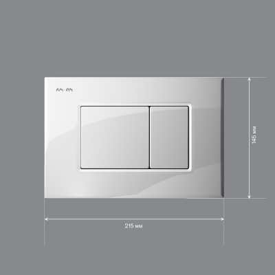 I070201 ProC S, клавиша для инсталляции пластик, белый глянцевый фото в интернет-магазине Русалия