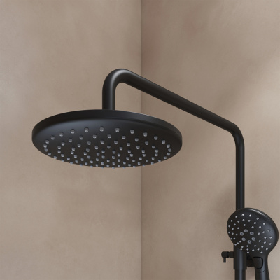 Душевая система IDDIS с изливом черный матовый Ray (RAYBL3Fi06) фото в интернет-магазине Русалия