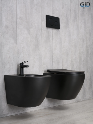 Унитаз подвесной Gid Bm2198 62226Y черный матовый 49x36x35.5 фото в интернет-магазине Русалия