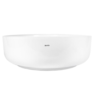 BOND S62-550 Раковина накладная овальная 55*40*14см белая фото в интернет-магазине Русалия