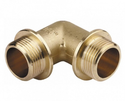 Уголок латунный 90° 1/2-1/2 ш/ш Millennium фото в интернет-магазине Русалия