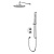 Термостатическая душевая система скрытого монтажа WHITECROSS Y YSET09NIB (брашированный никель) фото в интернет-магазине Русалия
