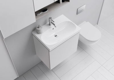 Комплект унитаз Acanto Rimfree с инсталляцией 500.128.21.A Geberit фото в интернет-магазине Русалия