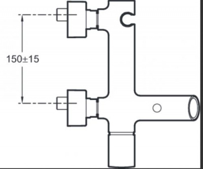 Смеситель для ванны Toobi E8963-CP Jacob Delafon фото в интернет-магазине Русалия