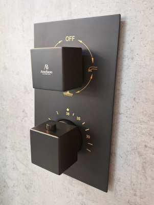 Душевая система с термостатом AltroBagno Lamberto 040412 MB AltroBagnoLamberto040412MB фото в интернет-магазине Русалия