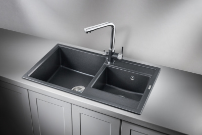 Кухонная мойка GRANULA (8201, ШВАРЦ) фото в интернет-магазине Русалия