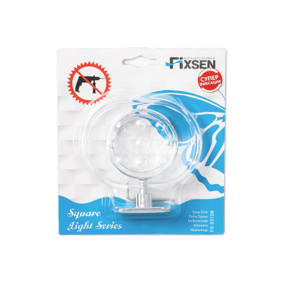 Мыльница FIXSEN SQUARE FX-93108, хром фото в интернет-магазине Русалия