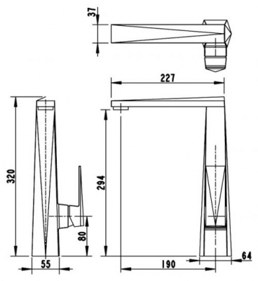 Смеситель для кухни Iceberg F776110C Bravat фото в интернет-магазине Русалия