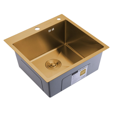 Кухонная мойка Splenka S701.5050.03, золотой сатин фото в интернет-магазине Русалия