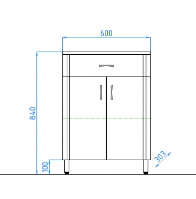 Комод ТН 600 Эко Стандарт Style Line фото в интернет-магазине Русалия
