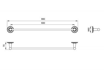 Полотенцедержатель Timo Nelson (150053/00) фото в интернет-магазине Русалия