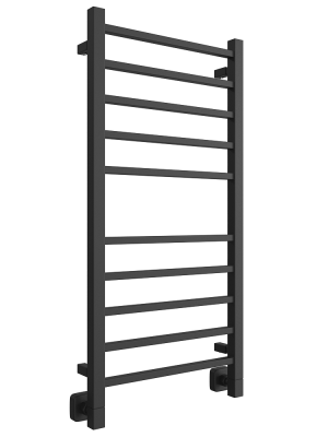 Полотенцесушитель ДВИН L plaza 100/50 ВодянойК8 квадрат Чёрный матовый 4657812413946 фото в интернет-магазине Русалия