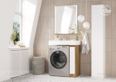 Тумба под раковину AQUATON Лондри 20 Дуб Кантри без фасада 1A267101LHDY0 фото в интернет-магазине Русалия