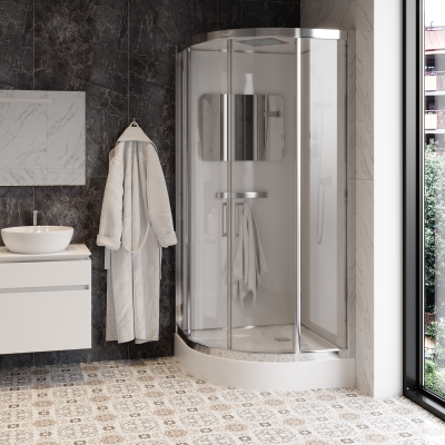 Кабина VIVA91 душевая Ceruttispa (90x90x215) фото в интернет-магазине Русалия