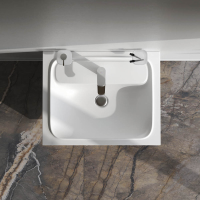 M8FFUX0601OF Func, База с нишей, 1 ящик (pull-out), 60 см, цвет дерево текстурир-ое Am.Pm фото в интернет-магазине Русалия