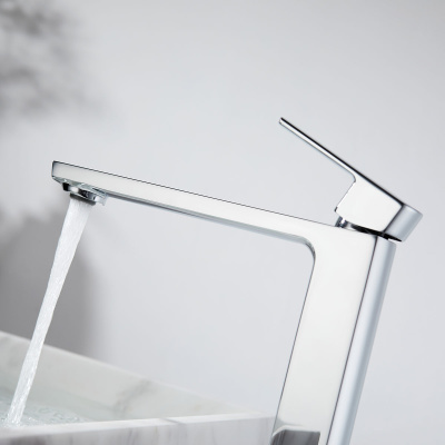 Смеситель для накладной раковины Next VBF-1N2CH однорычажный, хром Vincea фото в интернет-магазине Русалия