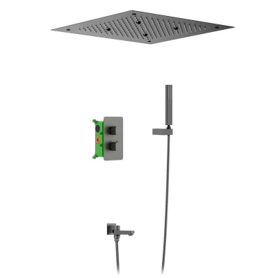 Душевая система встроенная с термостатом Timo Petruma черное золото (SX-5019/18SM) фото в интернет-магазине Русалия