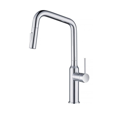 Смеситель для кухни с выдвижной лейкой Timo Saona (2386/00FL) хром фото в интернет-магазине Русалия
