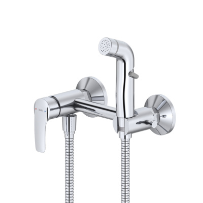 Смеситель с гигиеническим душем, глянцевый хром, Ray, IDDIS, RAYSB00i08 фото в интернет-магазине Русалия