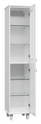 Шкаф - пенал Версаль 35 правый (белый) П-Вер05035-011ВСП Misty фото в интернет-магазине Русалия