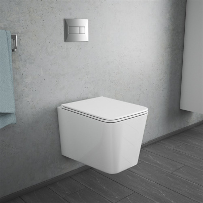 Унитаз подвесной Vatter Ruta-H ТОРНАДО с сиденьем микролифт TOWLT190401 OWL фото в интернет-магазине Русалия