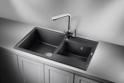 Кухонная мойка GRANULA (8201, ЧЁРНЫЙ) фото в интернет-магазине Русалия