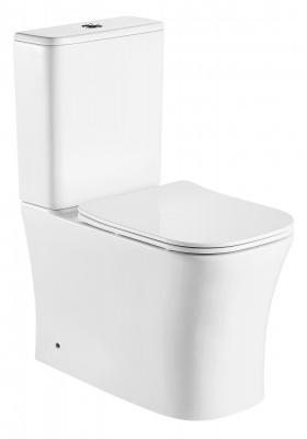 Унитаз 1218-1A с сиденьем микролифт Ceramalux фото в интернет-магазине Русалия