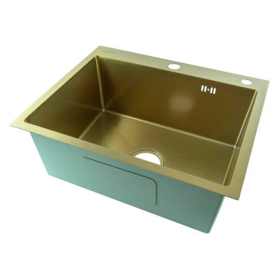 Мойка для кухни Fmark FSC5545C, матовое золото фото в интернет-магазине Русалия