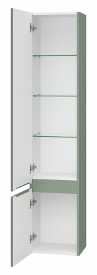 Шкаф - пенал Victory 35 подвесной левый (зеленый) VIC-05035-080L Brevita фото в интернет-магазине Русалия