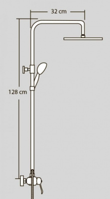 Душевой гарнитур Grazia Bronzo VR.GRZ-9950.BR Veragio фото в интернет-магазине Русалия