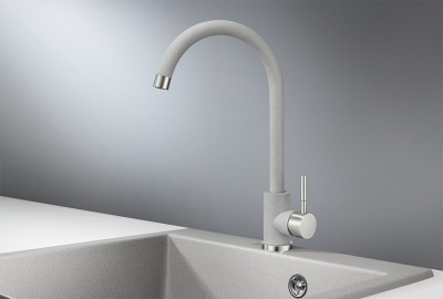 Смеситель для кухни GRANULA (ST-4031, БАЗАЛЬТ) фото в интернет-магазине Русалия