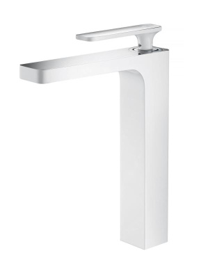 Смеситель для раковины-чаши Timo Torne хром-белый (4311/00-16F) фото в интернет-магазине Русалия