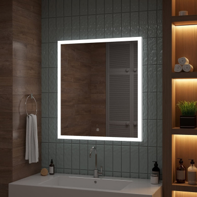 Зеркало с подсветкой Sevilla 800х900 ЗЛП549 Continent фото в интернет-магазине Русалия