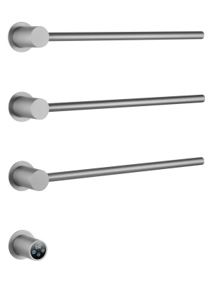 Полотенцесушитель электрический встраиваемый WONZON & WOGHAND HAMBURG, Брашированный никель (WW-AL313-BR) фото в интернет-магазине Русалия