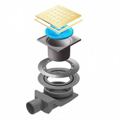 Точечный трап Pestan Confluo Standard 15х15 Drops Mask Gold (13000151) фото в интернет-магазине Русалия