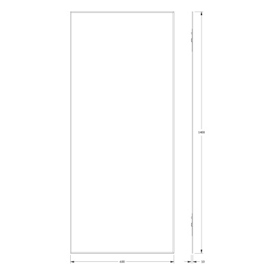 Зеркало настенное с фацетом Standard EVOFORM 60x140 см, BY 0248 фото в интернет-магазине Русалия