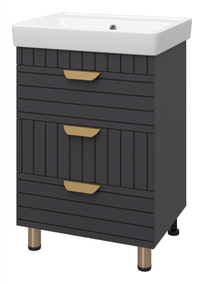 Тумба Gloster 60 с раковиной Dreja Q 60 Brevita фото в интернет-магазине Русалия