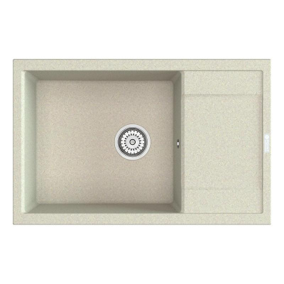 Мойка кухонная Point Велета 78 PN3002BG, светло-бежевый фото в интернет-магазине Русалия