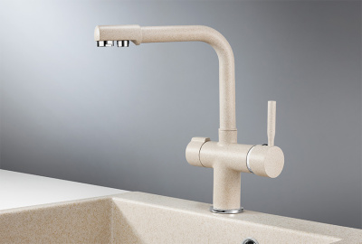 Смеситель для кухни GRANULA (2088, ПИРИТ) фото в интернет-магазине Русалия