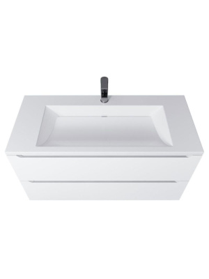 Раковина для ванной 100 см, Uperwood Infinity, белая глянцевая 45383433000 фото в интернет-магазине Русалия