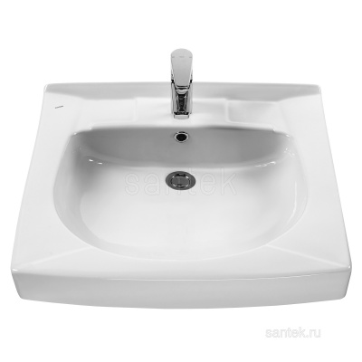 Раковина Santek Пилот 60 отверстие под смеситель 1WH301971 фото в интернет-магазине Русалия