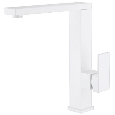 Смеситель ABBER Daheim AF8214W для кухни, белый фото в интернет-магазине Русалия