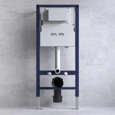 IS90138.8F1701 Инсталляция с клав PrimeFit L, мат.черный, с подвес унит Func 54 FlashClean с сид м/лифт Am.Pm фото в интернет-магазине Русалия